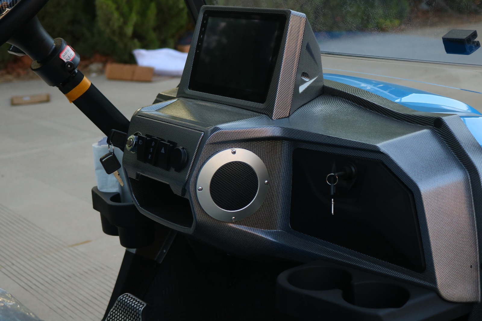 Cabin trim and controls detail