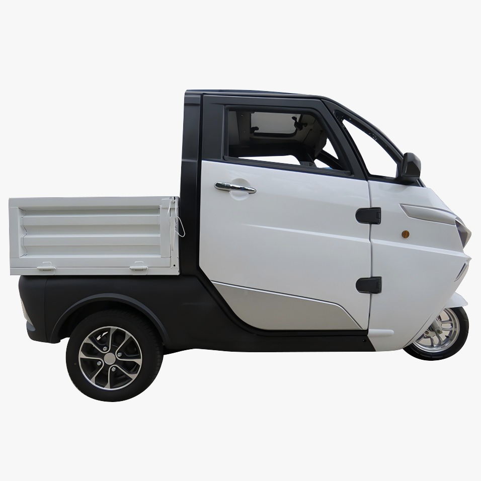 NexGo J1 side view with cargo configuration